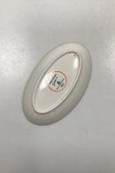 Royal Copenhagen Gylden Sommer Oval Skål No. 710