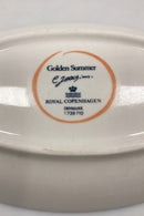 Royal Copenhagen Gylden Sommer Oval Skål No. 710
