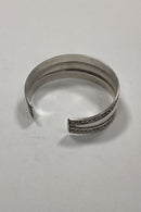 Moderne åben Armring i Sterling Sølv