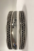 Moderne åben Armring i Sterling Sølv