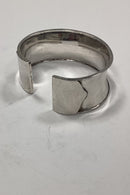 Moderne åben Armring i Sterling Sølv