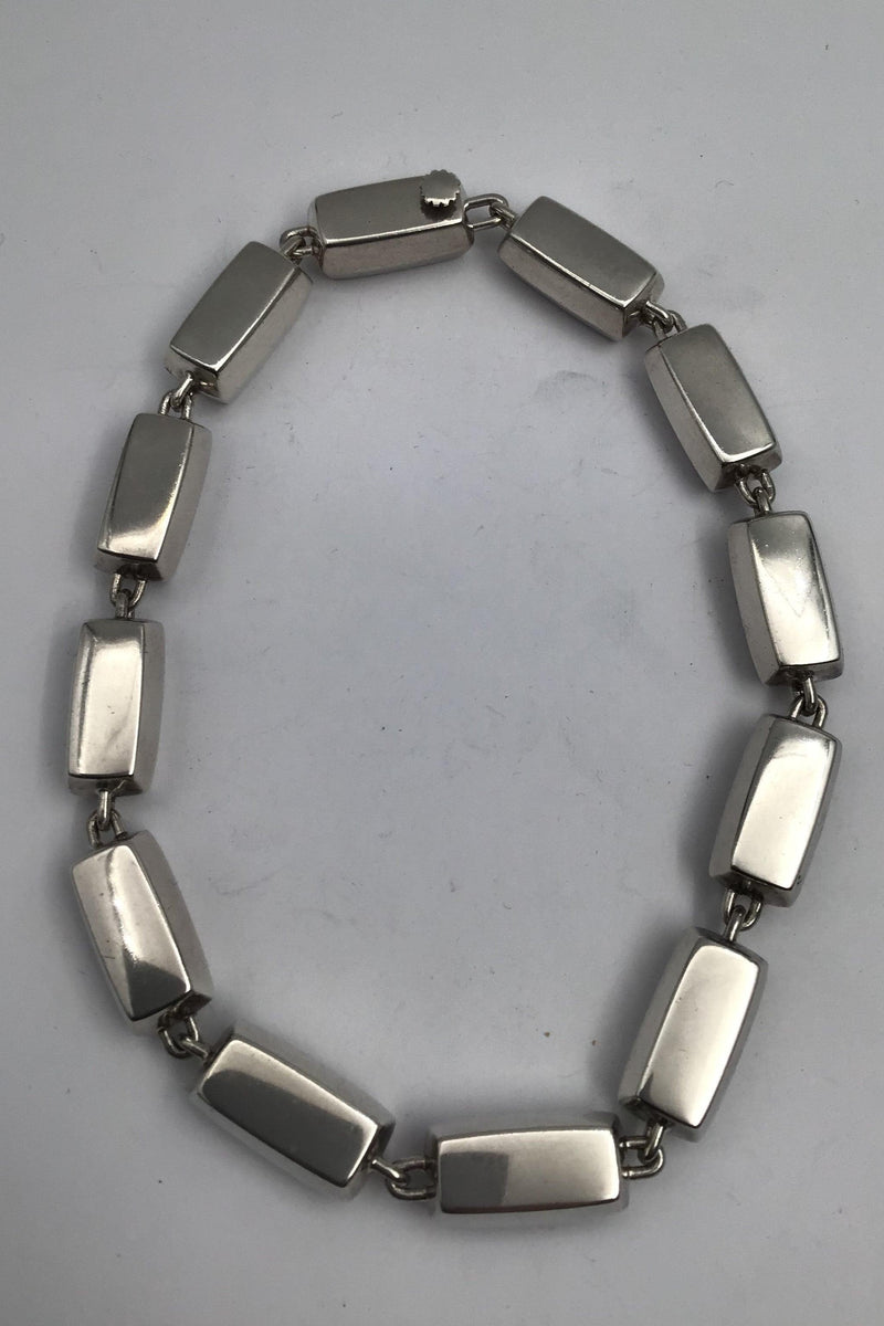 Hans Hansen Sterling Silver Modern Necklace (12 links)