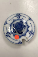 Royal Copenhagen Blue Fluted Plain Mustard jar with lid No. 137