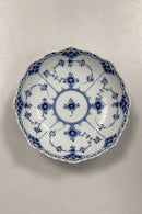 Royal Copenhagen Blue Fluted Half Lace Bowl on foot No. 511