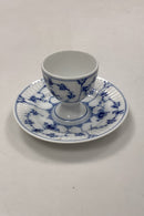 Royal Copenhagen Blue Fluted Plain Egg cup with fixed foot No. 117