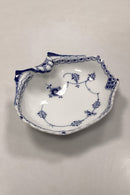 Royal Copenhagen Blue Fluted Half Lace Mussel dish No. 556