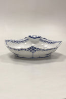 Royal Copenhagen Blue Fluted Half Lace Mussel dish No. 556