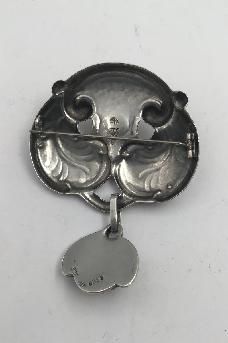 CTC/Danish Silver Art Nouveau Brooch