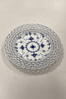 Royal Copenhagen Blue Fluted Full Lace with pierced edge Flat Plate No. 1/1099