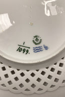 Royal Copenhagen Blue Fluted Full Lace with pierced edge Flat Plate No. 1/1099