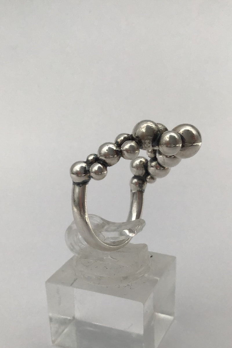 Georg Jensen Sterling Silver Ring No. 551N Moonlight Grapes