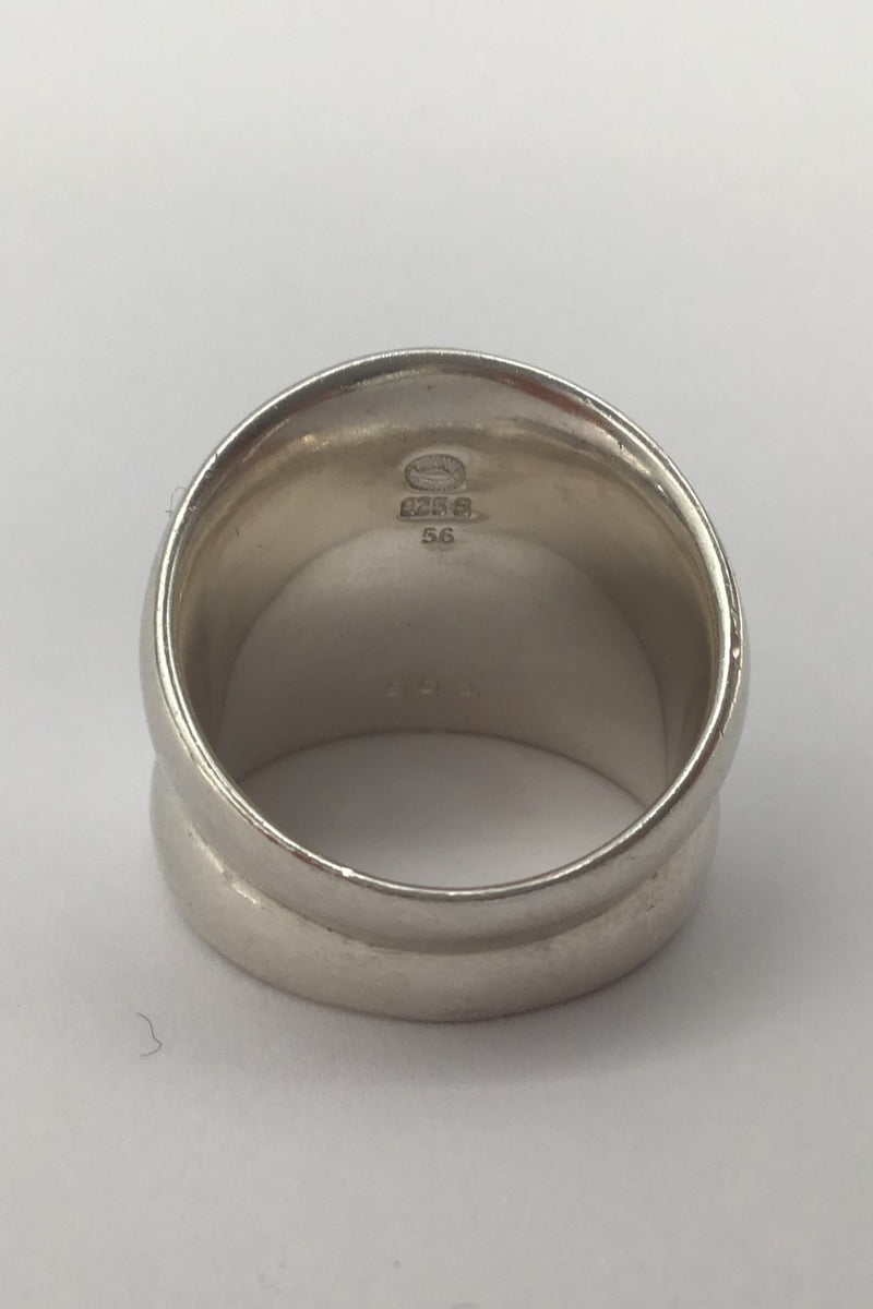 Georg Jensen Sterling Sølv Ring No. 501 Curve