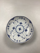 Royal Copenhagen Blue Fluted Half Lace bowl on high foot No. 710