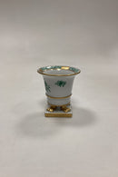 Herend Chinese Bouquet Grøn Vase/Bæger No. 6404/PSV