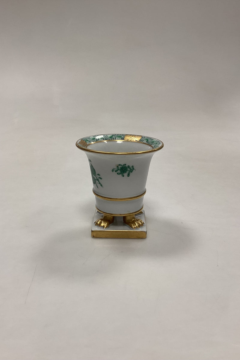 Herend Chinese Bouquet Grøn Vase/Bæger No. 6404/PSV