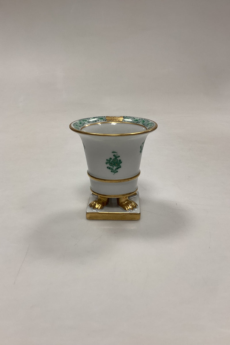 Herend Chinese Bouquet Grøn Vase/Bæger No. 6404/PSV