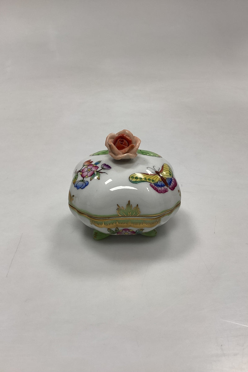 Herend Queen Victoria Grøn Bonbonniere No. 6179/V80