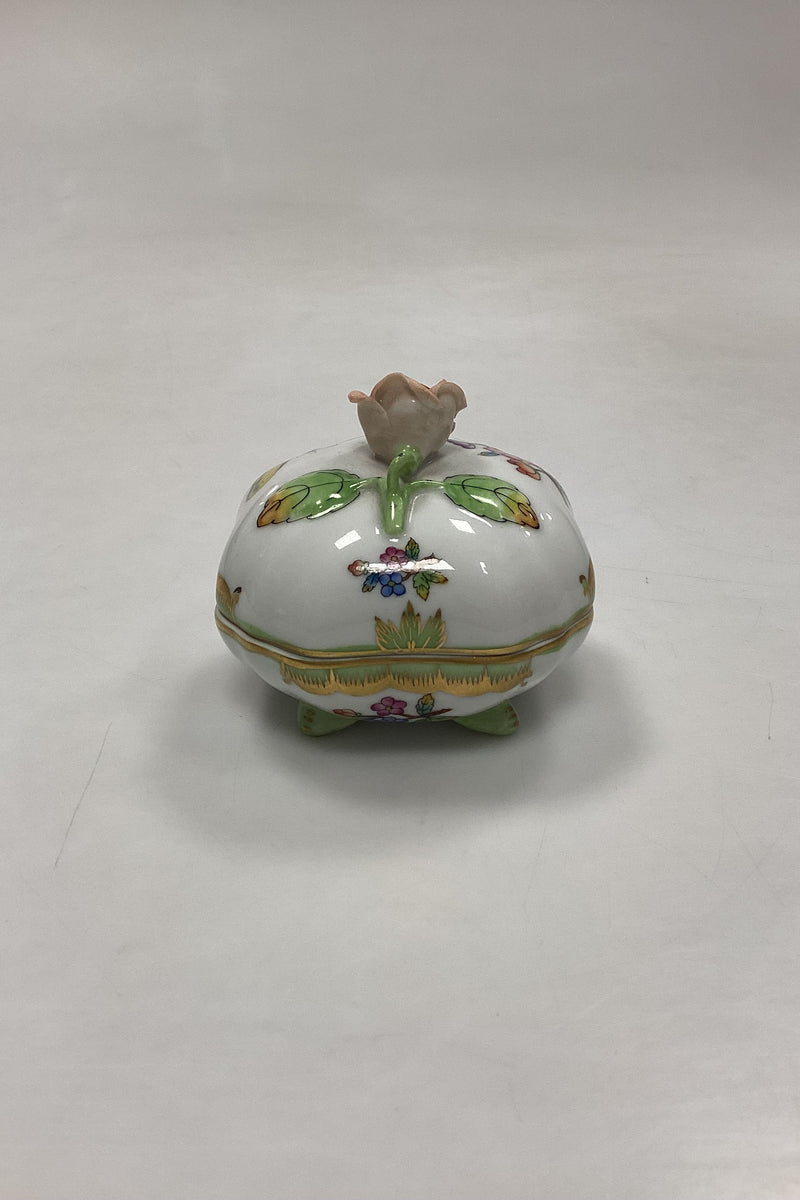 Herend Queen Victoria Grøn Bonbonniere No. 6179/V80