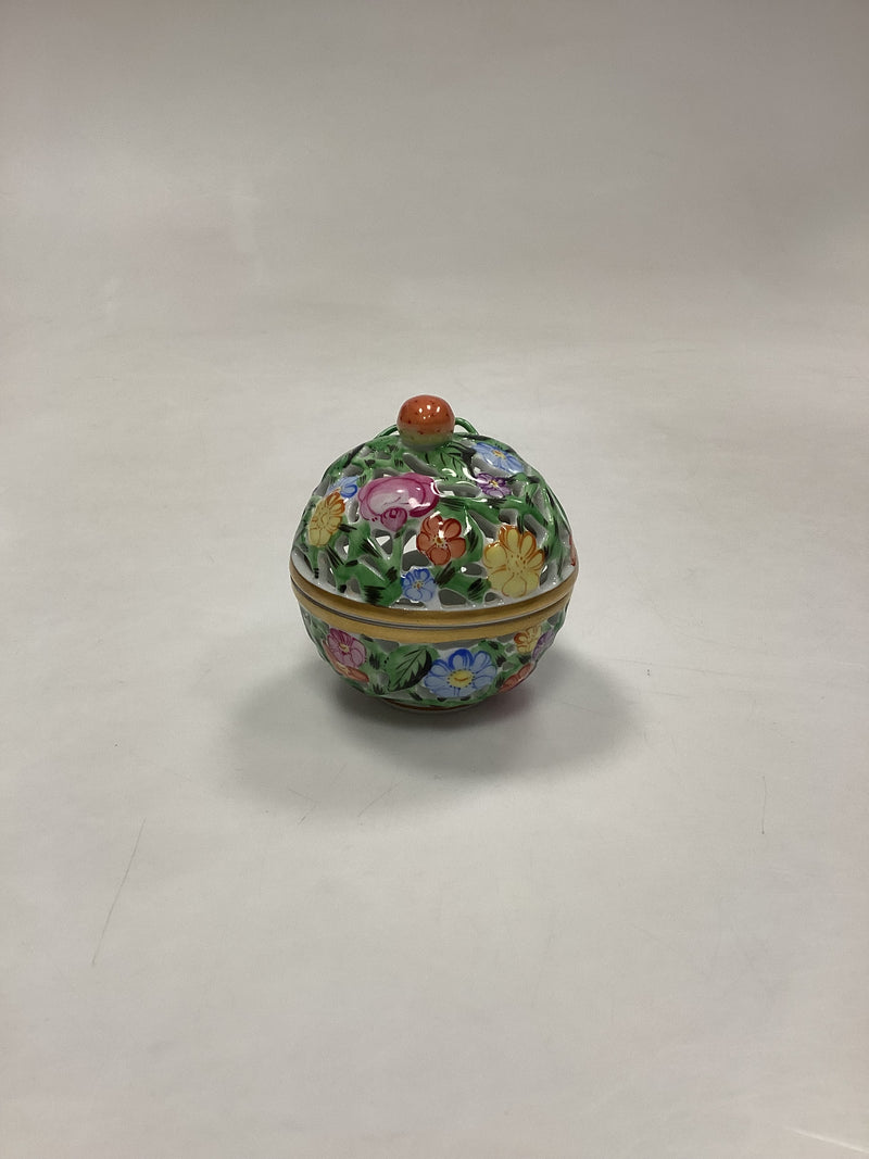 Herend Ungarn Bonbonniere, gennembrudt No. 6214