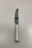 Sæt på 18 Royal Copenhagen Flora Danica Hvid Perlestel Spiseknive - Danam Antik