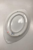 Royal Copenhagen Musselmalet Riflet Underfad til oval terrin No. 217