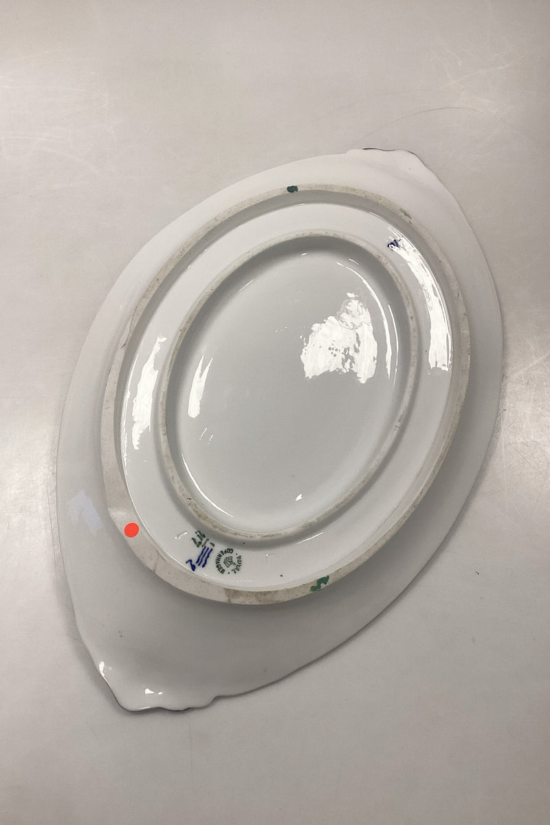 Royal Copenhagen Musselmalet Riflet Underfad til oval terrin No. 217