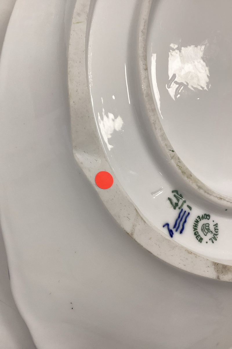 Royal Copenhagen Musselmalet Riflet Underfad til oval terrin No. 217