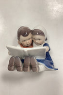 Royal Copenhagen Figur Læsende Børn No. 402