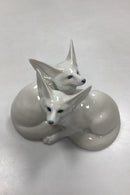 Royal Copenhagen Figur - Ørkenræve Par No. 319