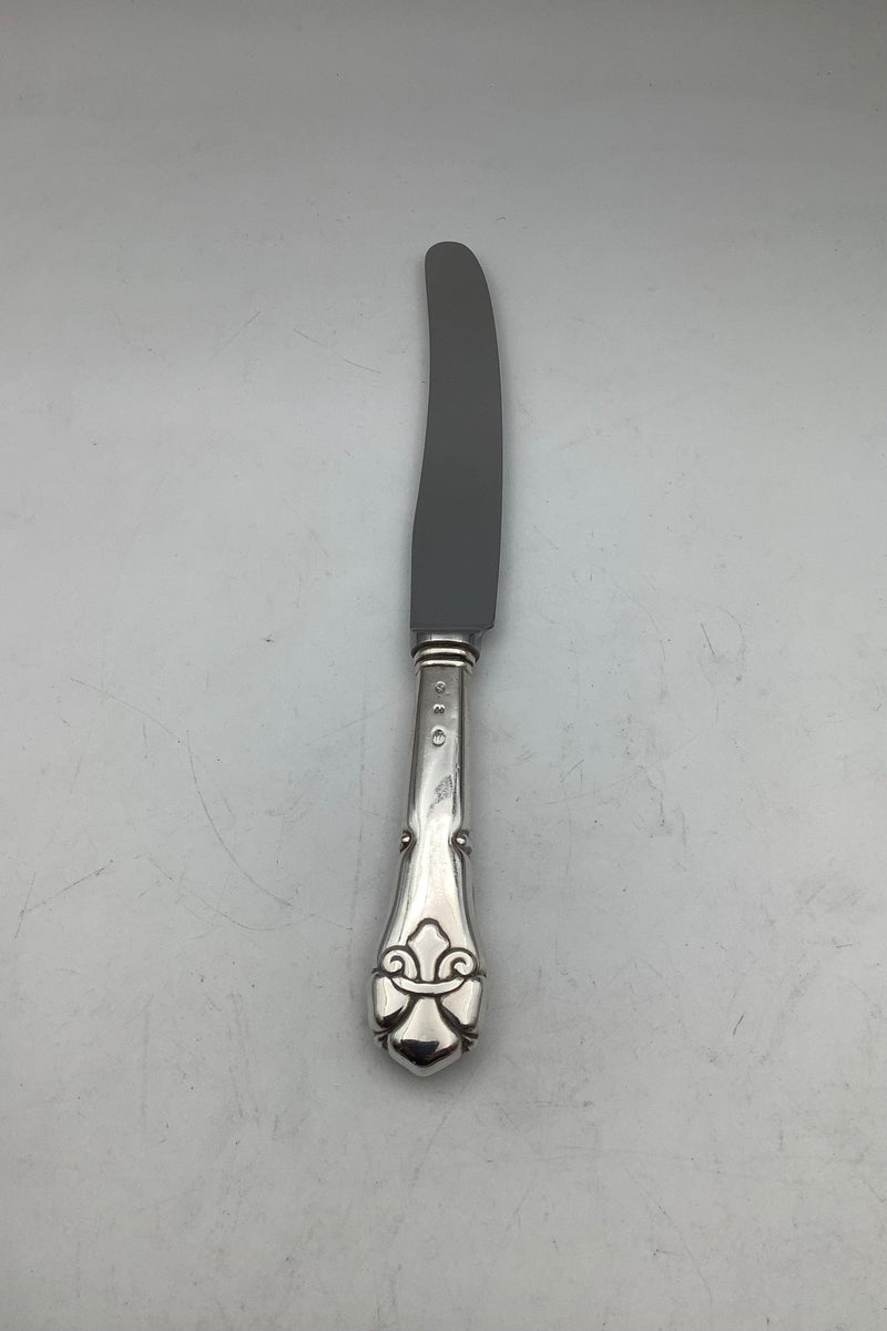 Fransk Lilje Sølv Spisekniv - Danam Antik