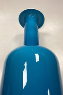 Holmegaard Kunstglas Turkis Vase af Otto Brauer