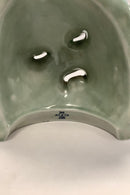 Unika Royal Copenhagen Grøn Celadon Maske af Medusa No 2950, Hans Henrik Hansen 1927 - Danam Antik