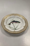 Sæt på 11 Royal Copenhagen Flora Danica Fisketallerkener No 3553 - Danam Antik