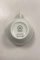 Royal Copenhagen Hvid Halvblonde Mokkakop med Underkop
