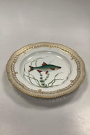Sæt på 11 Royal Copenhagen Flora Danica Fisketallerkener No 3553 - Danam Antik