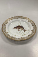 Sæt på 11 Royal Copenhagen Flora Danica Fisketallerkener No 3553 - Danam Antik