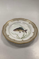 Sæt på 11 Royal Copenhagen Flora Danica Fisketallerkener No 3553 - Danam Antik