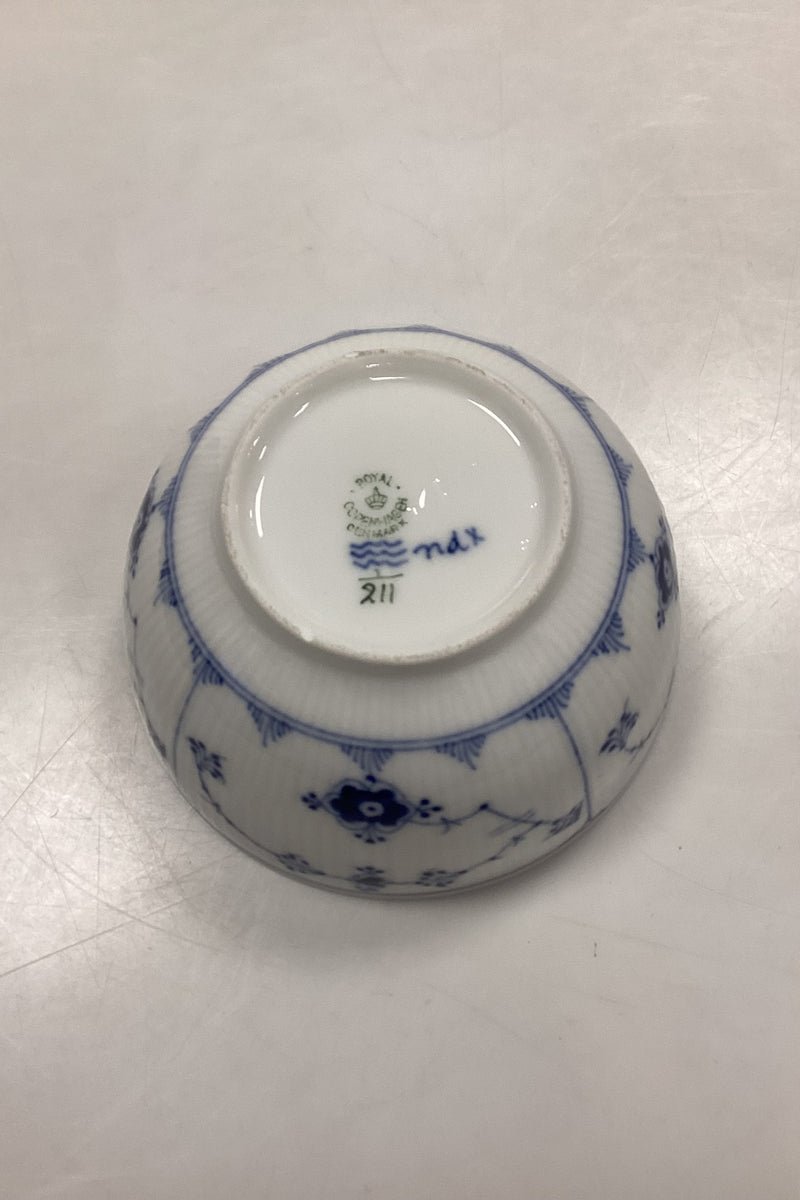 Royal Copenhagen Musselmalet Riflet Skål No. 211