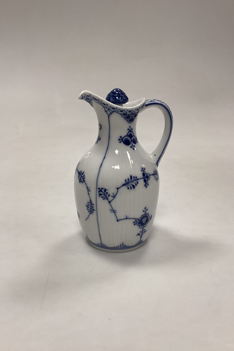 Royal Copenhagen Blue Fluted Full Lace Wine Vinegar Flask No. 1180