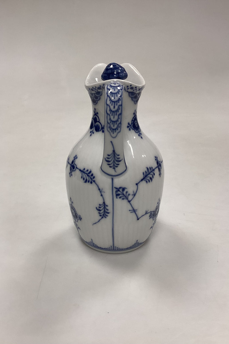 Royal Copenhagen Blue Fluted Full Lace Wine Vinegar Flask No. 1180