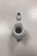Royal Copenhagen Blue Fluted Full Lace Wine Vinegar Flask No. 1180