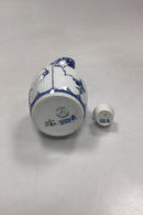 Royal Copenhagen Blue Fluted Full Lace Wine Vinegar Flask No. 1180
