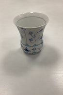 Bing og Grøndahl Blåmalet Musselmalet Riflet Vase