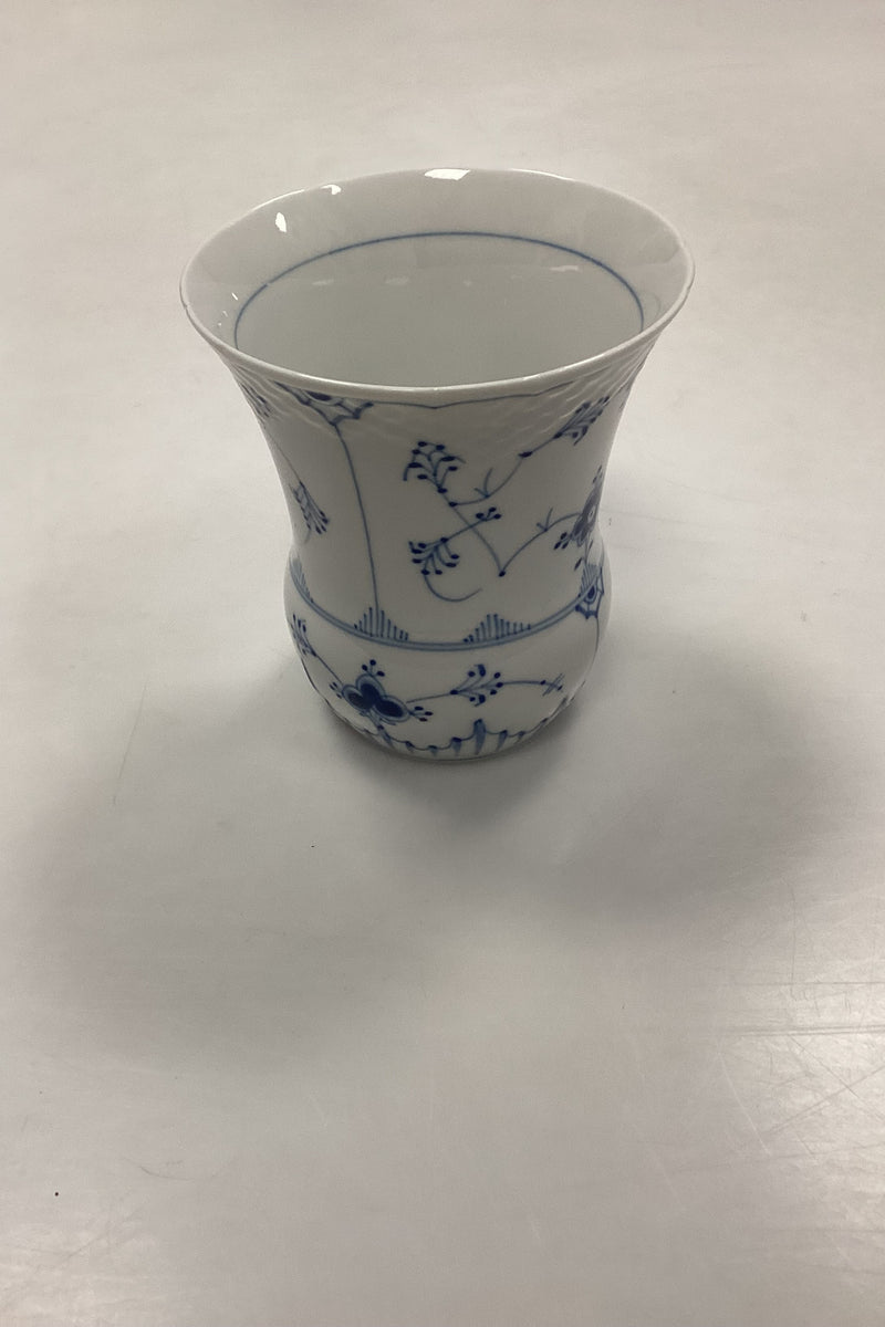 Bing og Grøndahl Blåmalet Musselmalet Riflet Vase