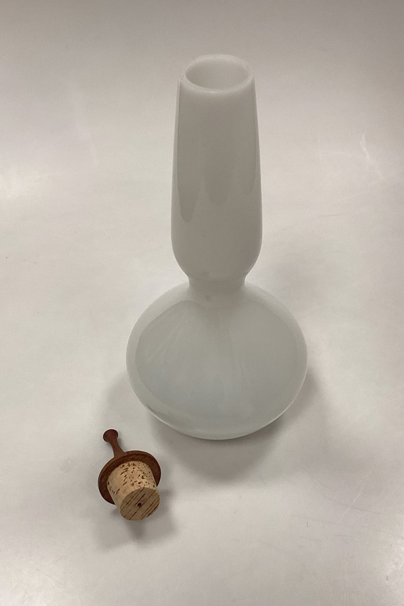 Kastrup Glassworks Opaline Decanter with Lid