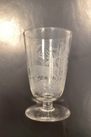 Rødvin Hjorteglas fra Kastrup Glasværk