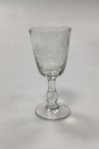 Hjorteglas til Snaps fra Kastrup Glasværk