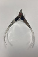 Modern Open Neck Ring in Sterling Silver