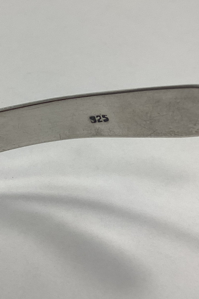 Modern Open Neck Ring in Sterling Silver