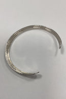 Moderne Åben Halsring i Sølv